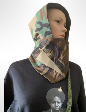 Camo Hooded Muffler