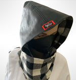 Buffalo Plaid Hooded Muffler