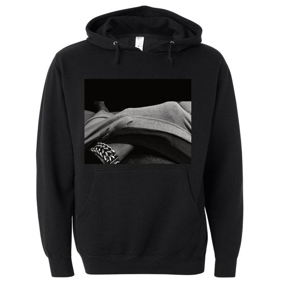 grey sweats graphic hoodie